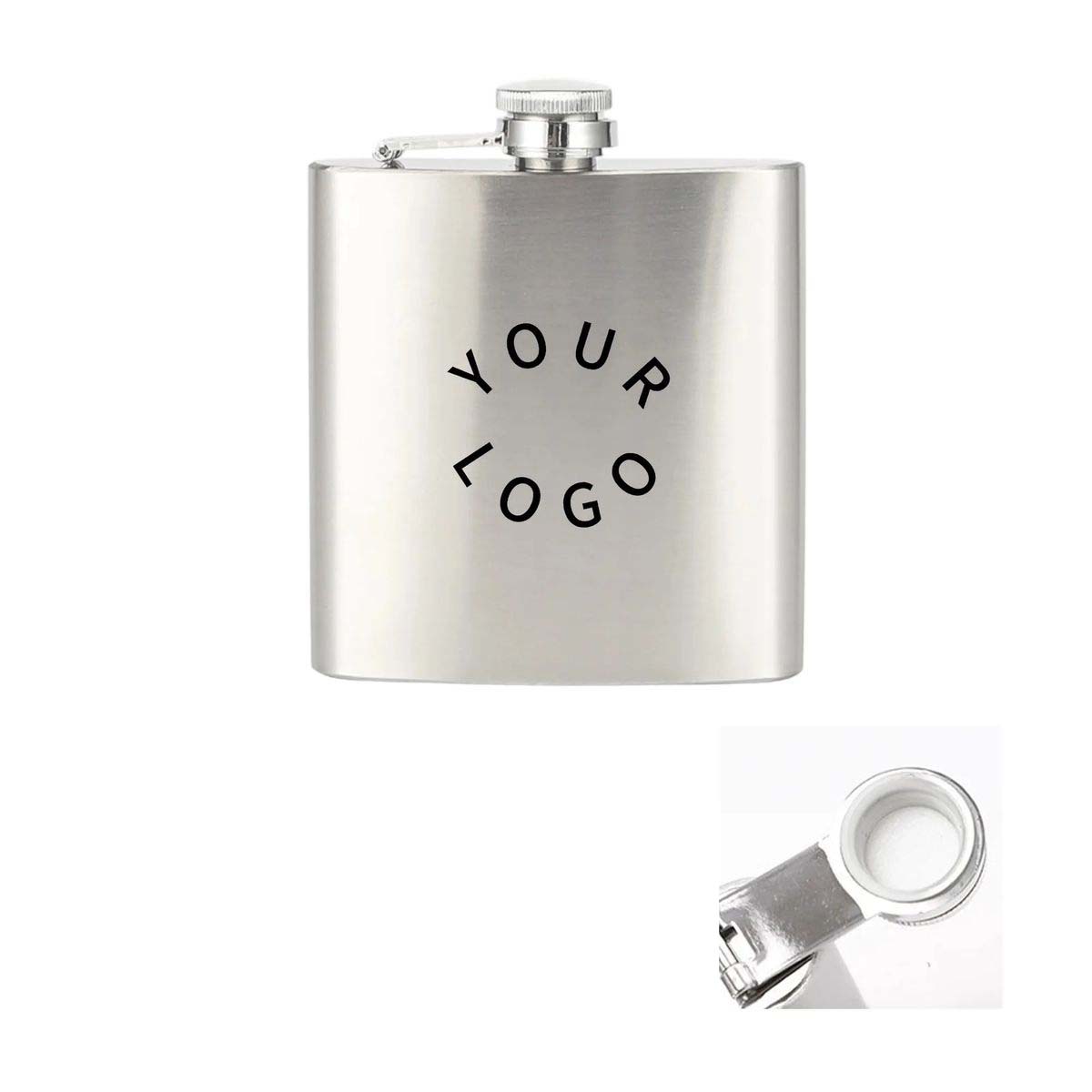 Portable 10 Oz Liquor Flask with Rust Resistant Design 2