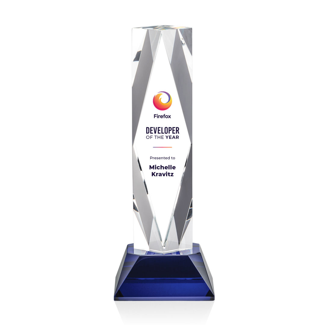 President VividPrint™ Award on Base - Blue 6