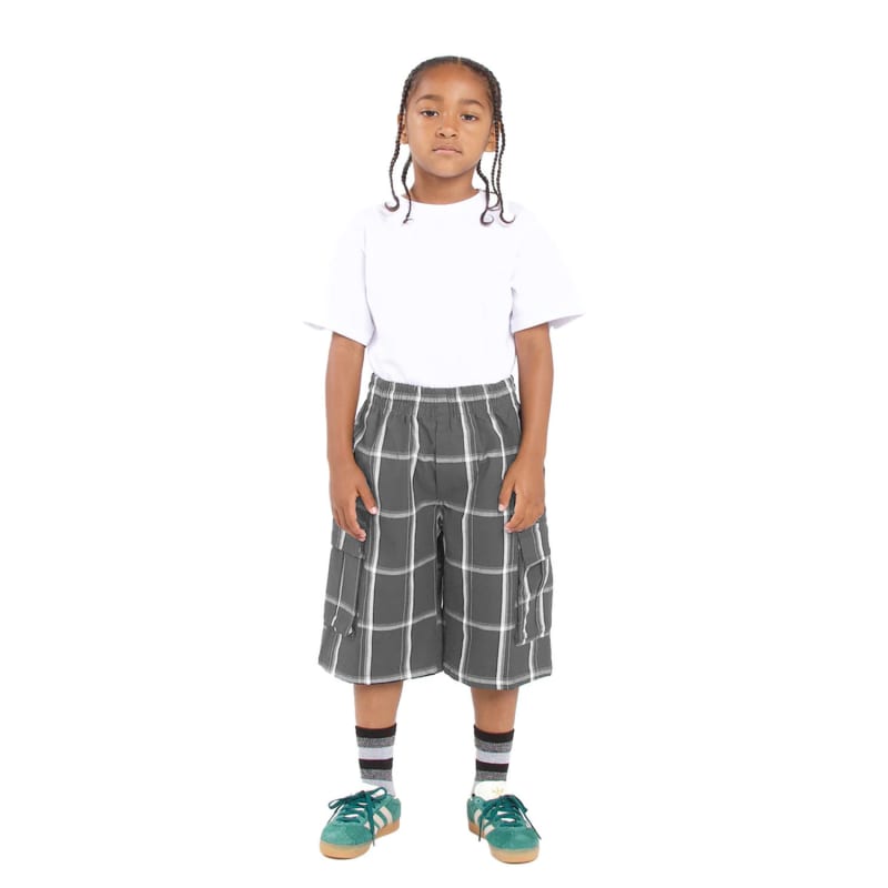 Shaka Wear Youth Plaid Shorts 39