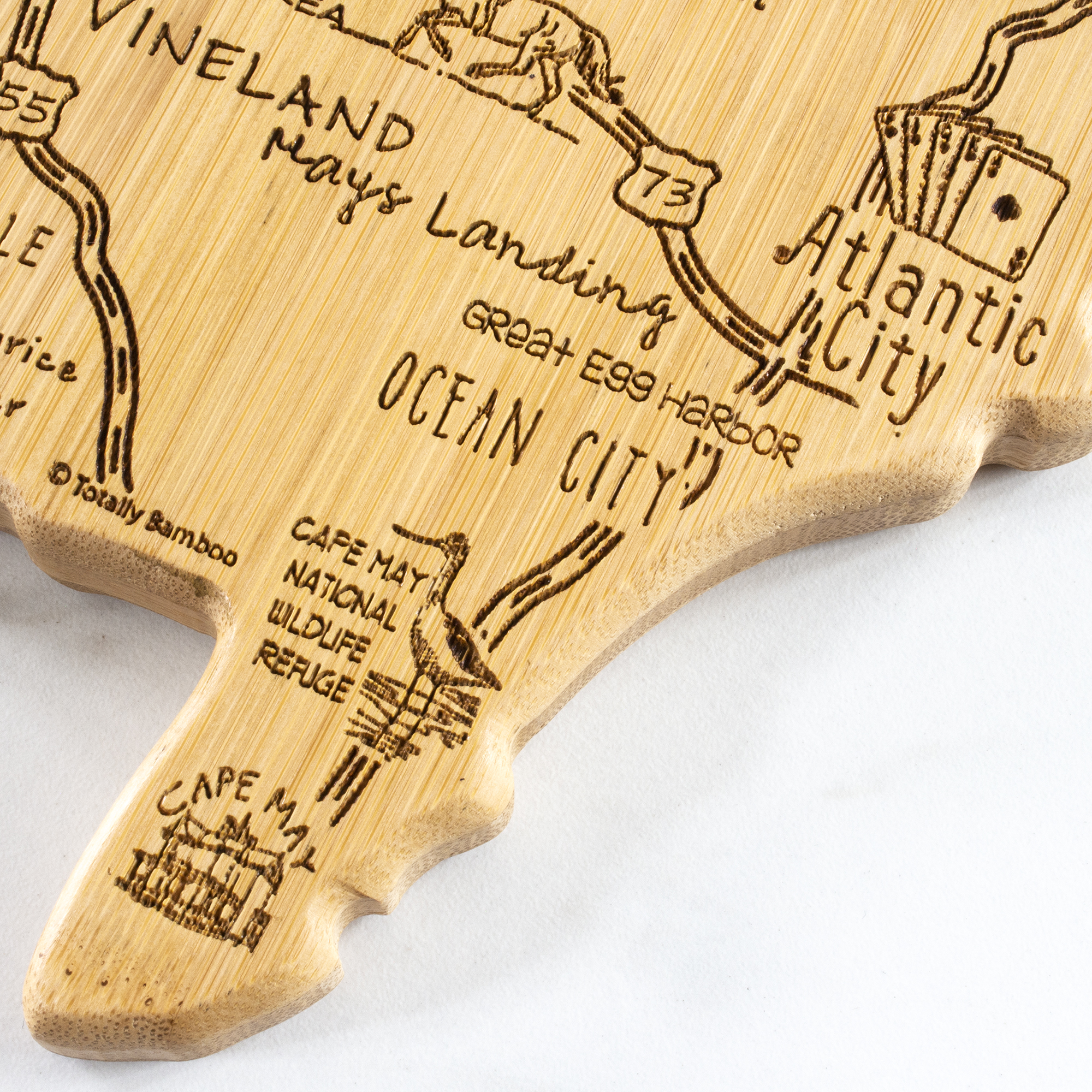 Destination New Jersey Cutting & Serving Board 10