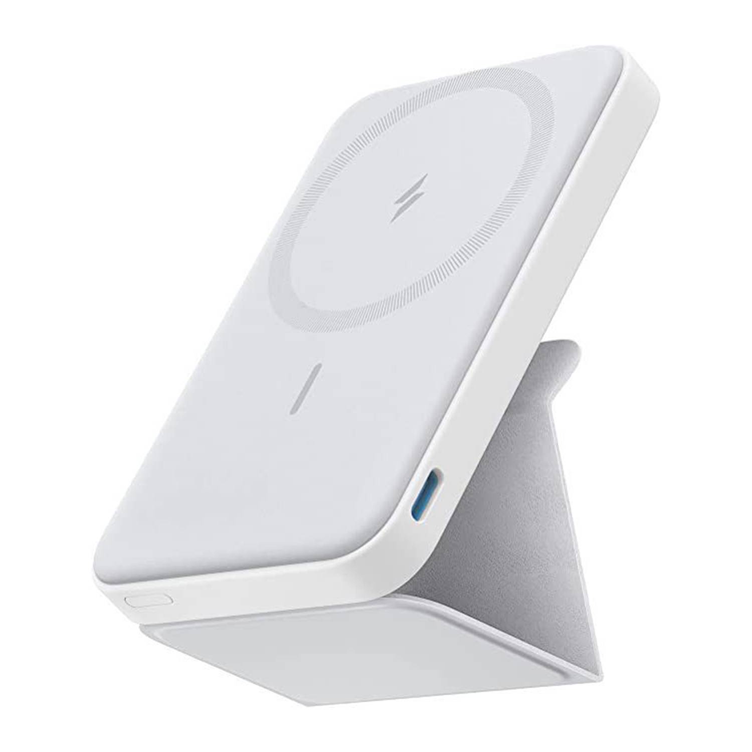 Magnetic Wireless Portable 5000mAh Mobile Power with Stand 6