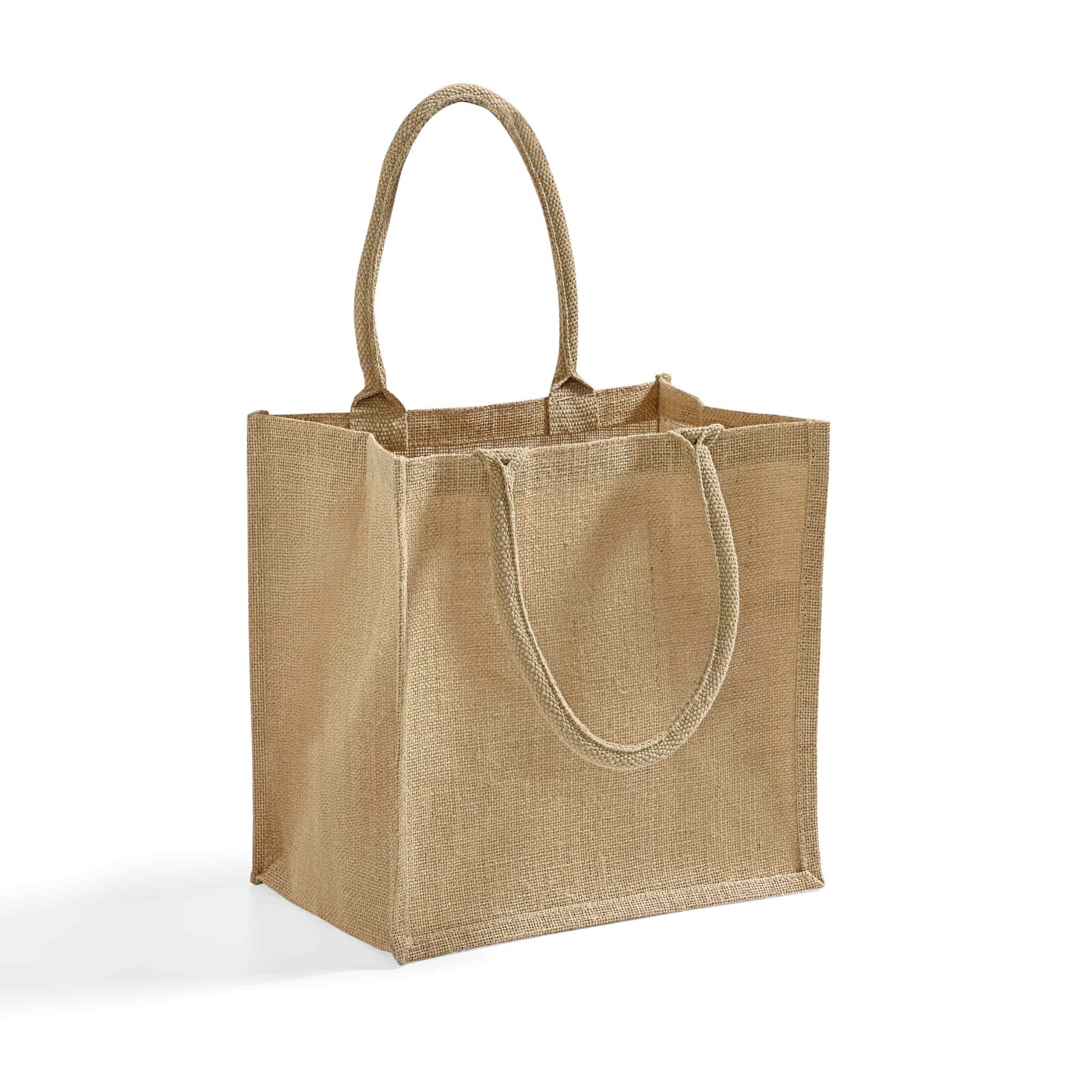Square Jute Tote Bag, custom tote bag with logo imprint 18