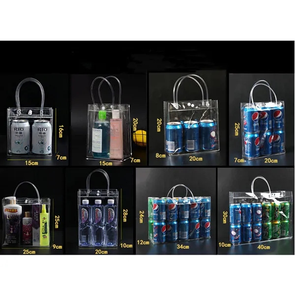 PVC Plastic Bags with Handles 8