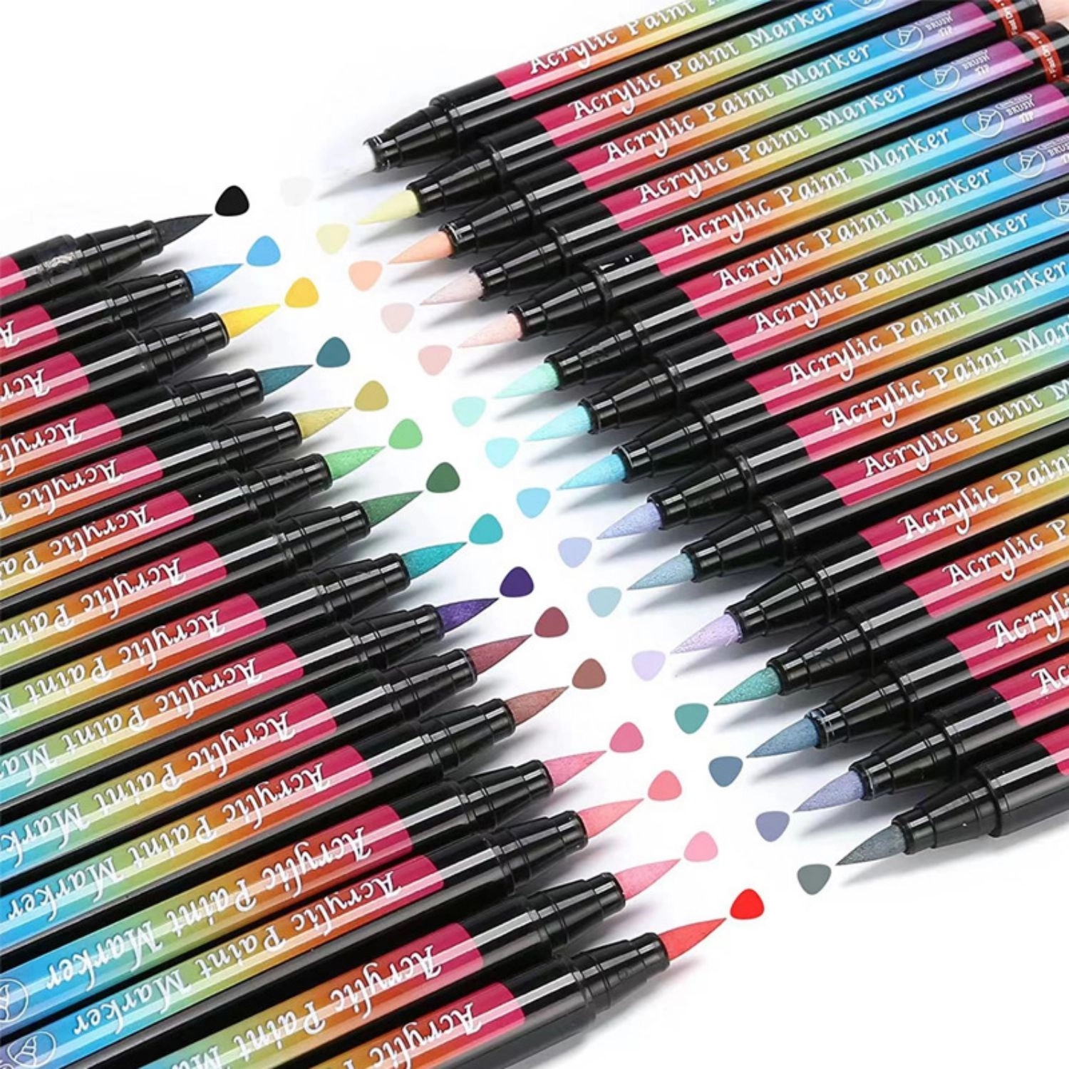 Acrylic Paint Pen Marker With Soft Tip 8