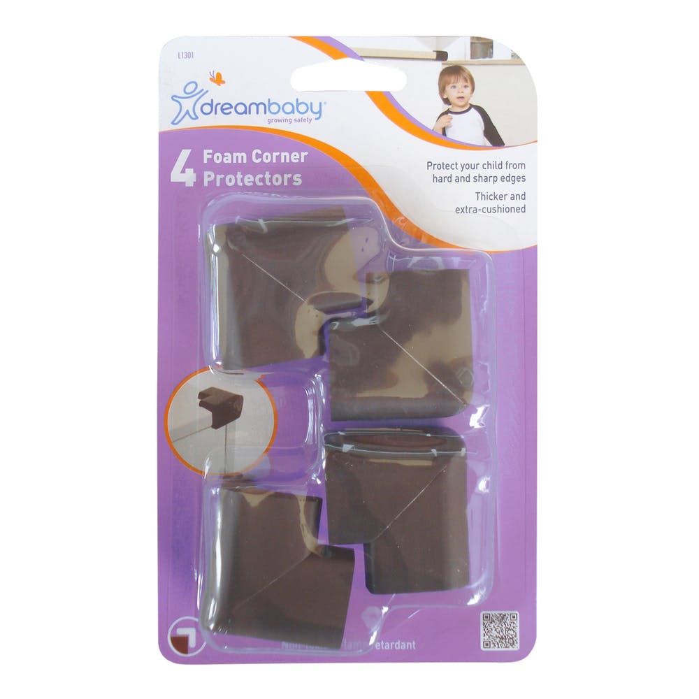 Foam Corner Cushions - Brown 4 pack 2