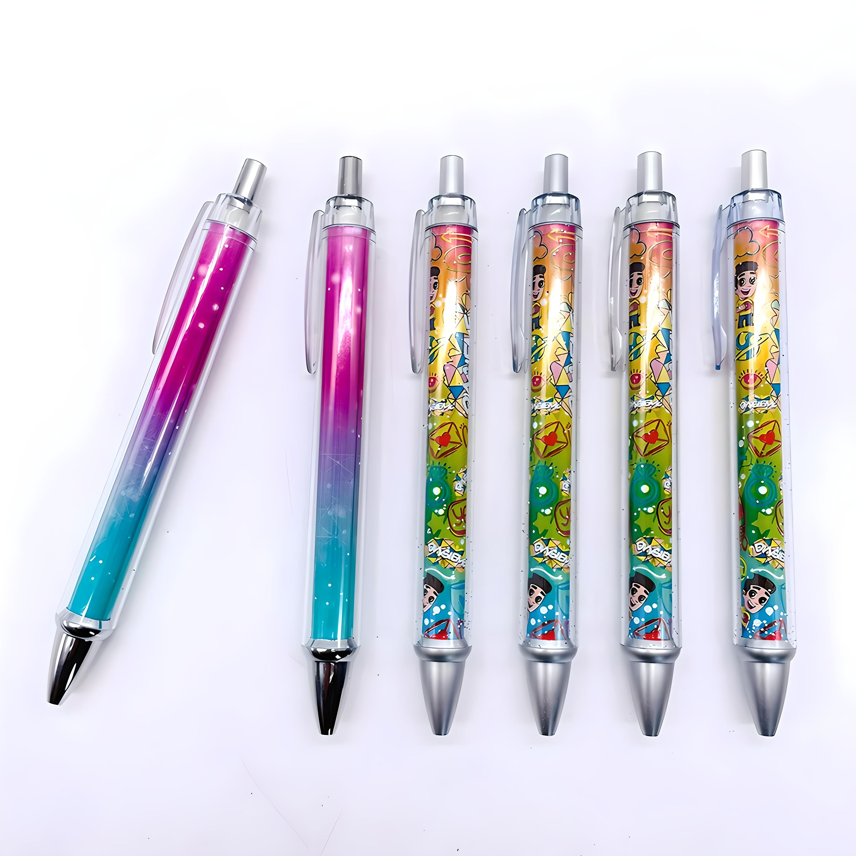 Clear Barrel Pen 8