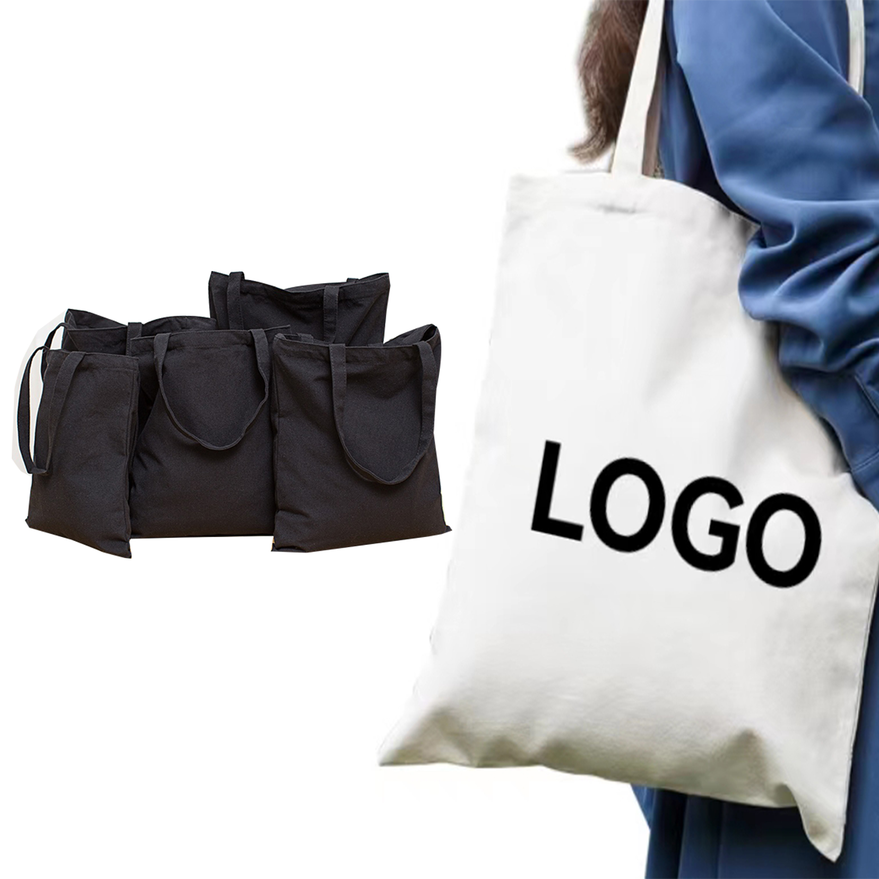 Cotton Tote Bag, custom tote bag with logo imprint 1