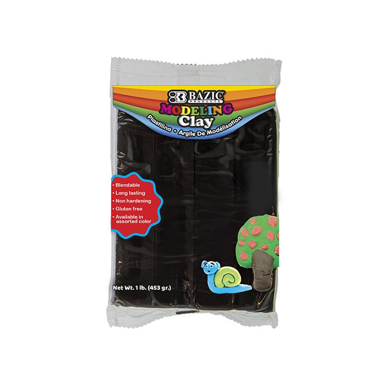 Modeling Clay - 16 oz Black 2