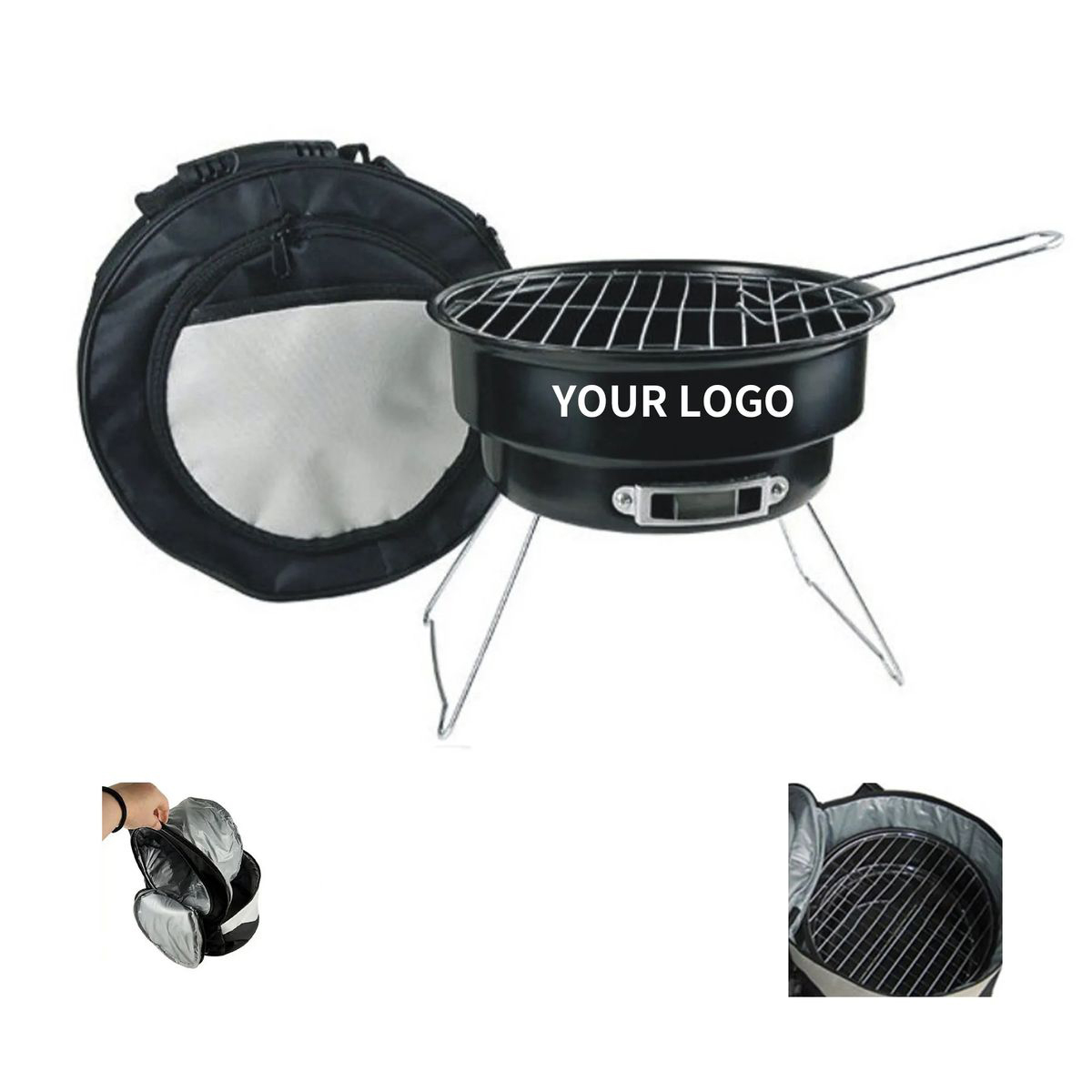 10 Inch Foldable BBQ Set for Picnics or Camping 4