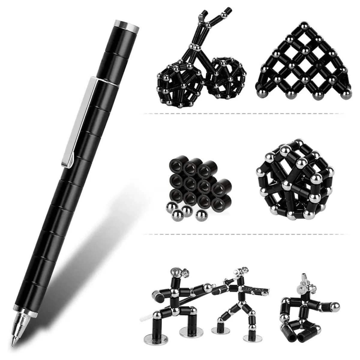 Mutifunction Decompression Magnetic Fidget Pen 7