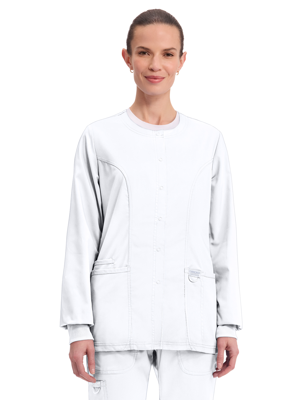 Cherokee - Workwear Revolution - Women's 3-Pocket Snap Front Jacket 51