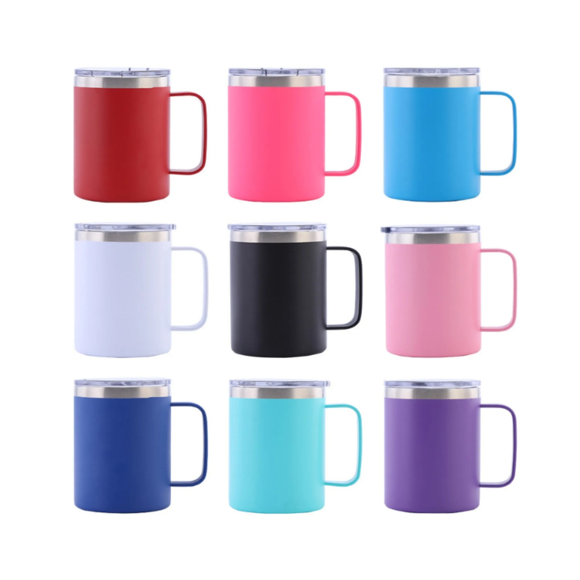12oz Stainless Steel Insulated Mug With Lid 1