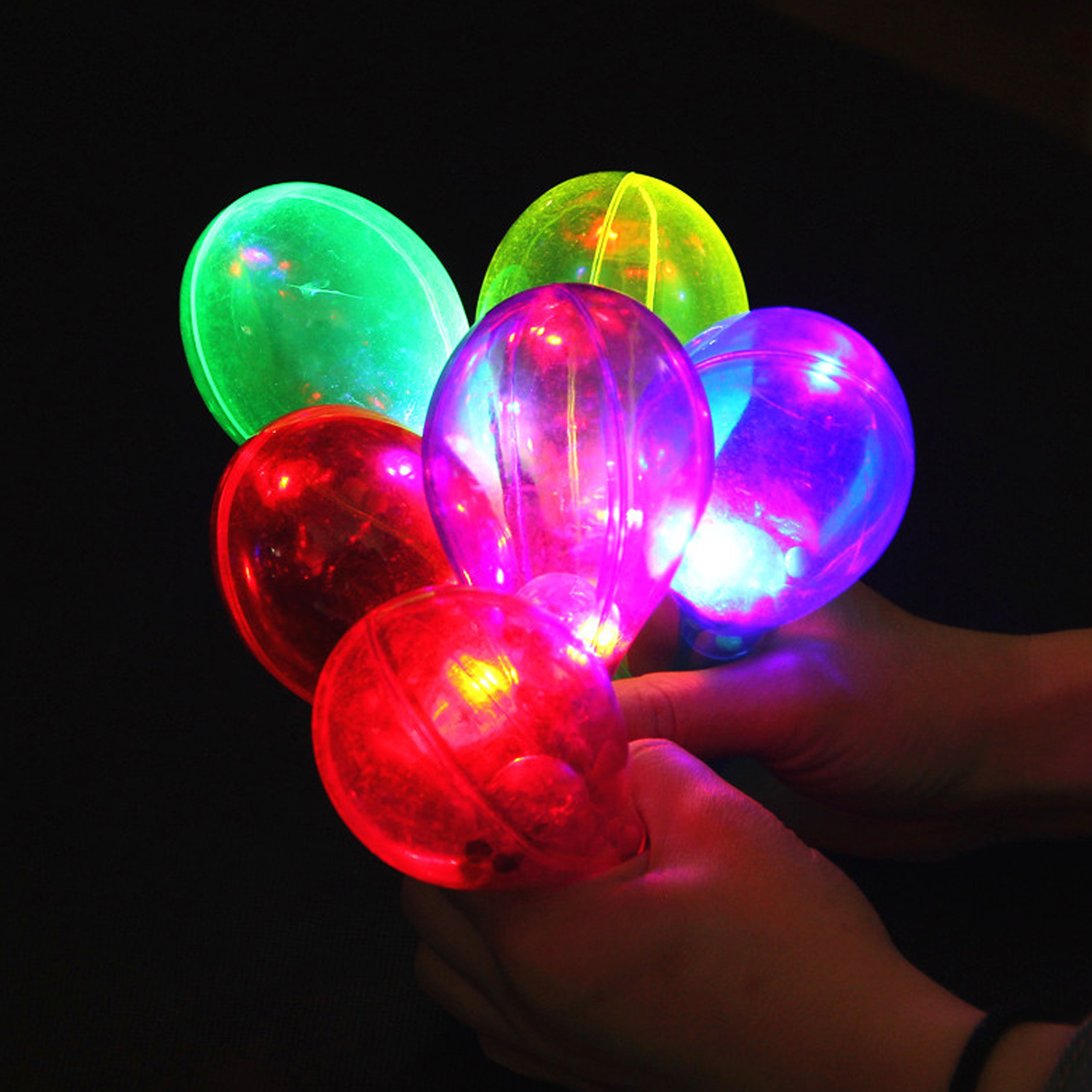 7" Plastic Glitter Maraca 5