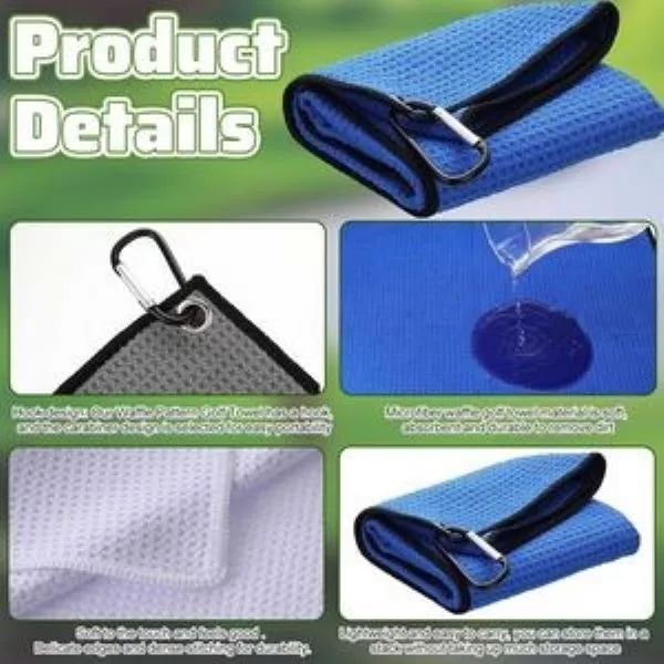 Microfiber Golf Towel With Clip 4