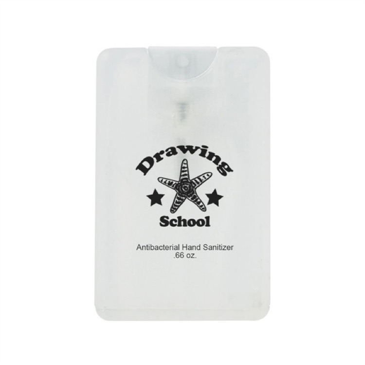 0.67 Oz. Card Shape Hand Sanitizer