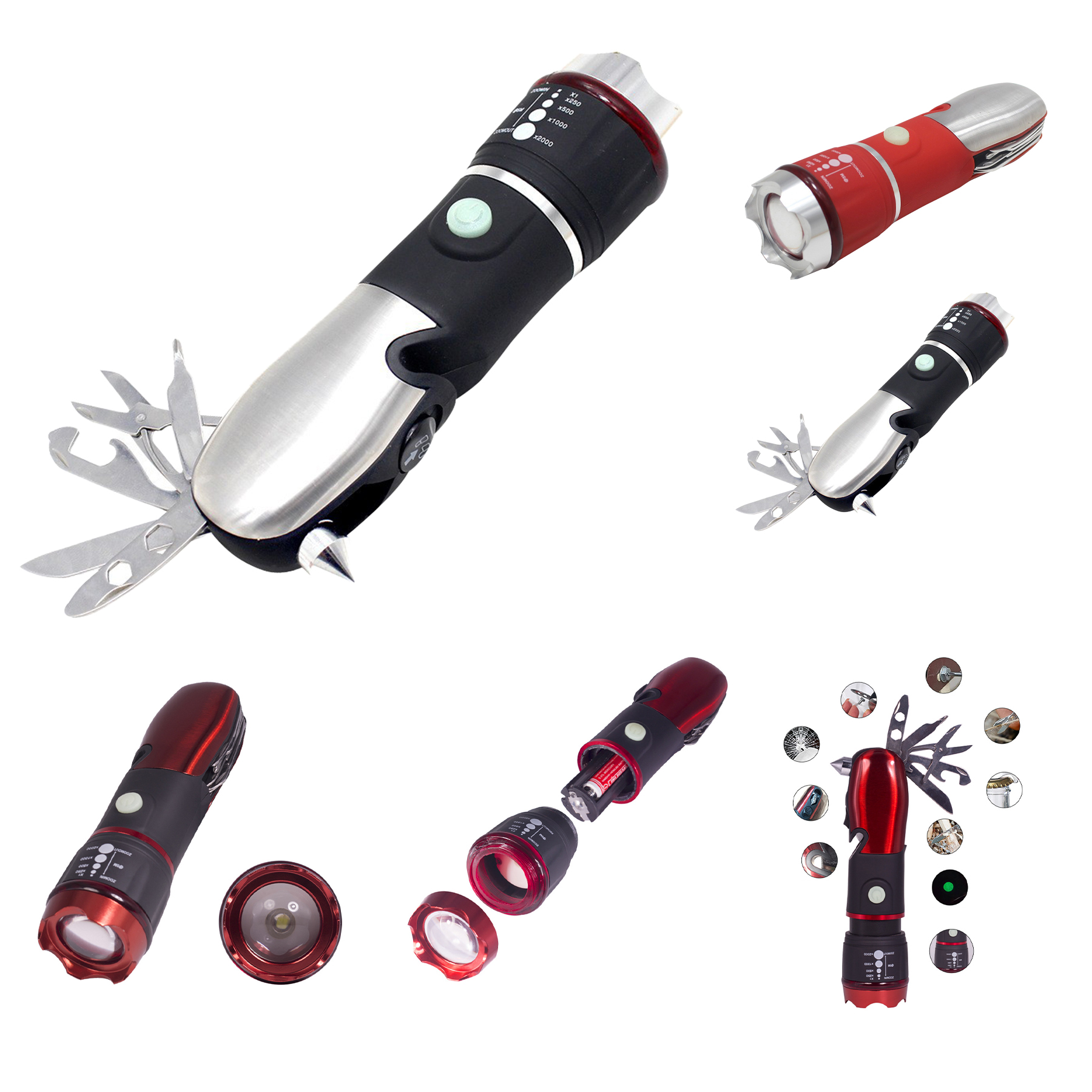 8-in-1 Tactical Pro Flashlight & Multitool 2