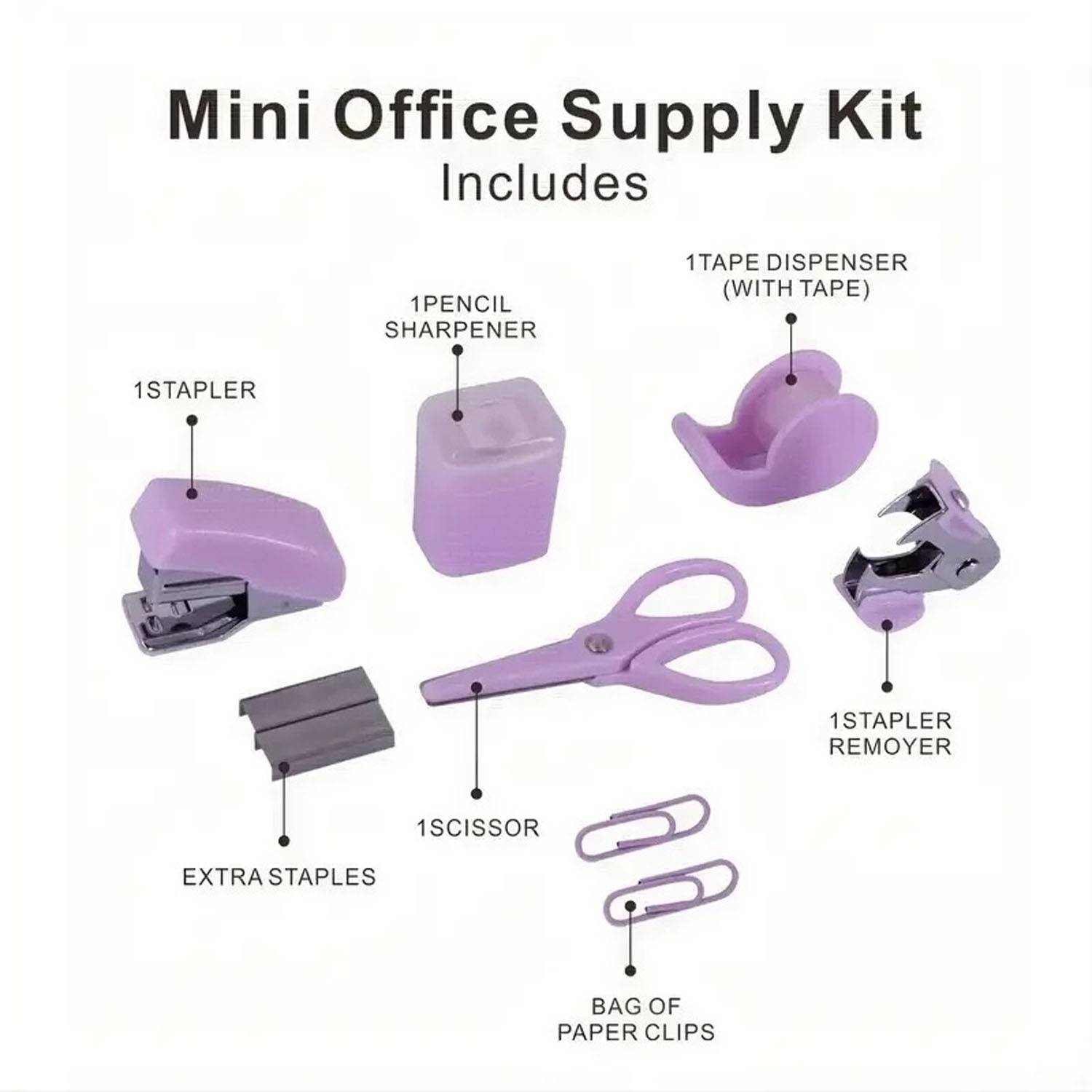 Office Mini Desk Set 4