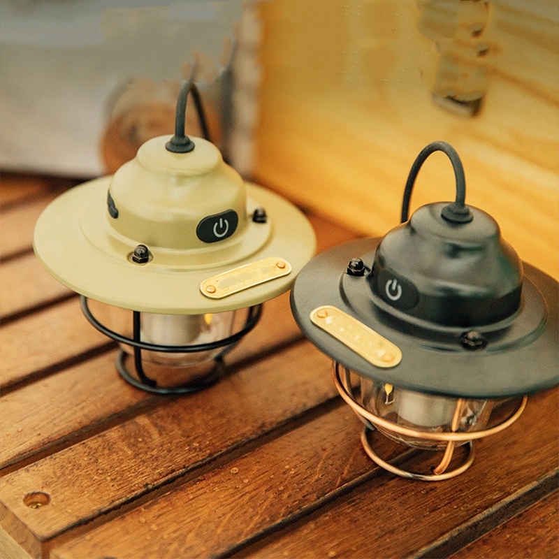 Retro Outdoor Camping LED Light & BBQ Picnic Party Lantern 11