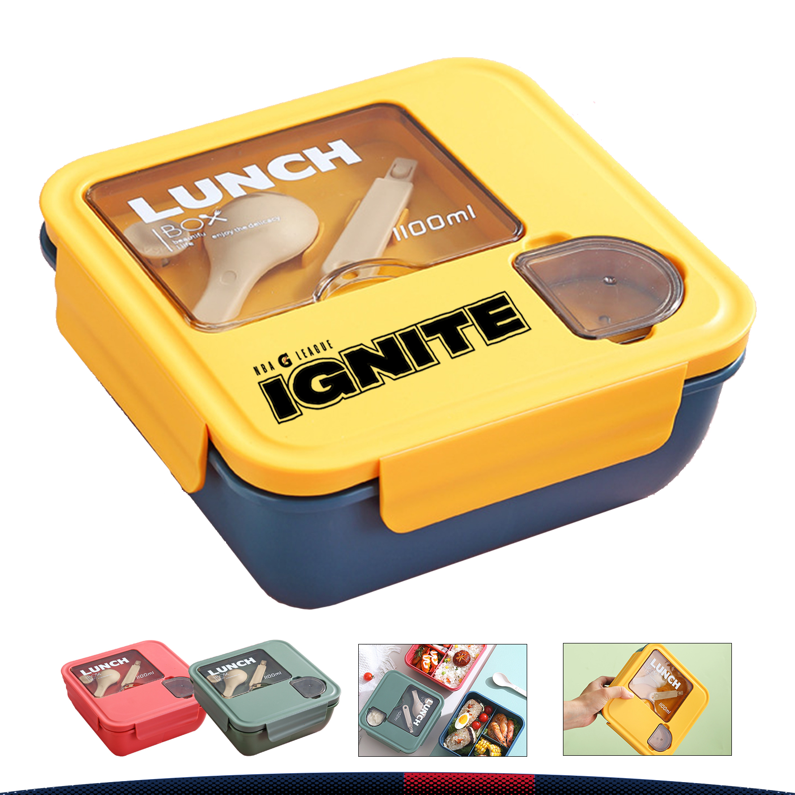 Nicum Square Lunch Box 2