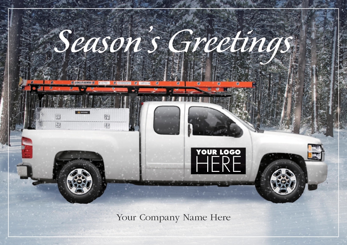 In A Day's Work Contractor & Builder Holiday Logo Cards 1