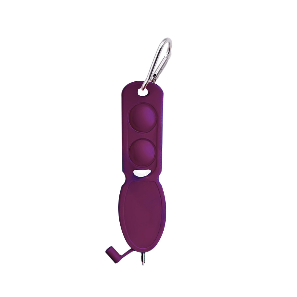 Custom Push Pop Pen Keychain with Carabiner Clip 9