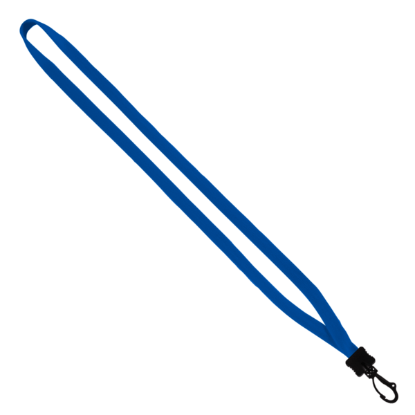 1/2" Cotton Lanyard with Plastic Clamshell & Swivel Snap Hook 28