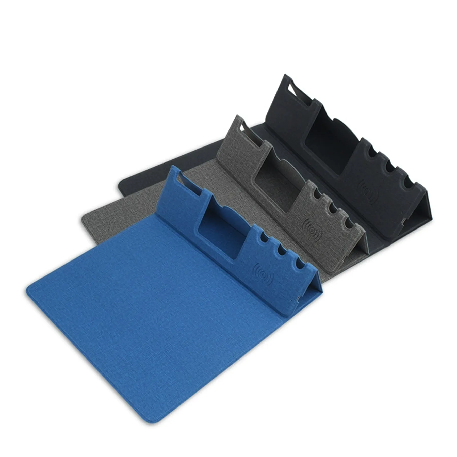 Folding Phone Holder Wireless Charger Mouse Pad 6