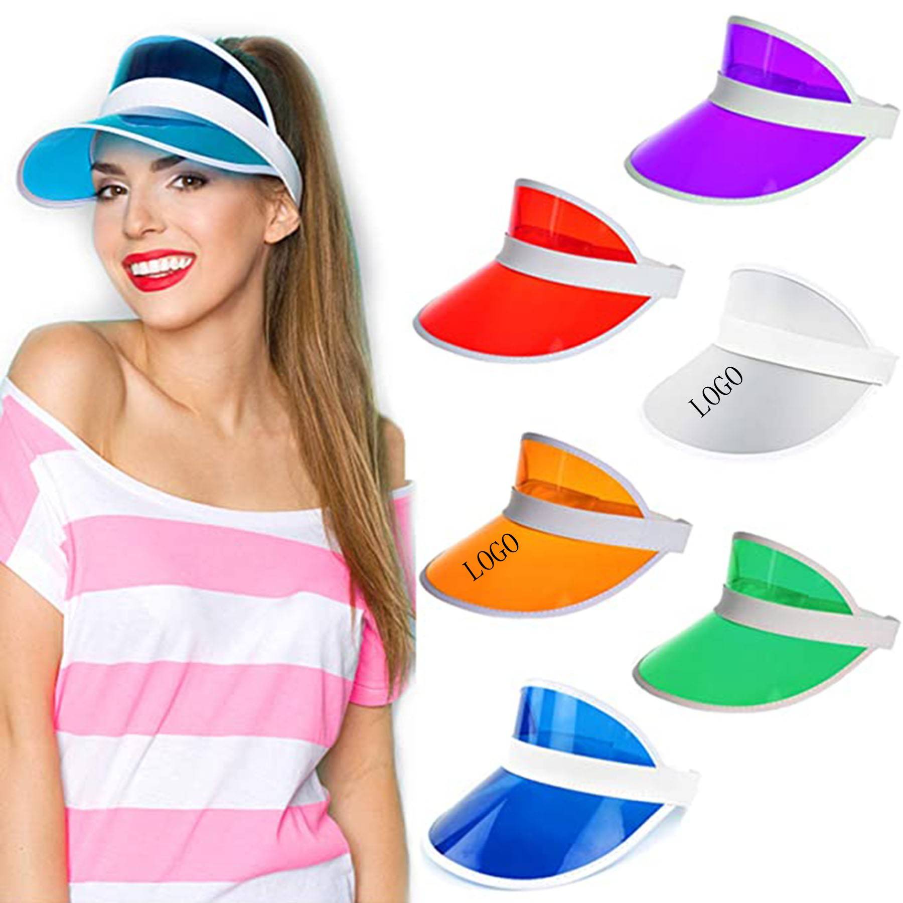 PVC Visor Hat 1