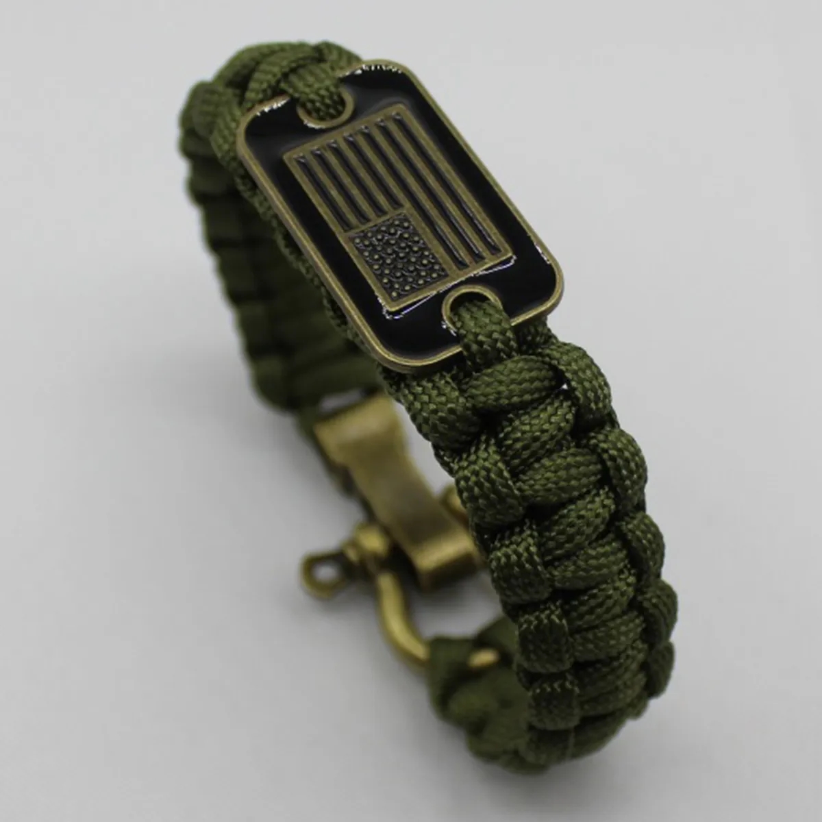 Umbrella Shape Adjustable Size Flag Survival Bracelet 8