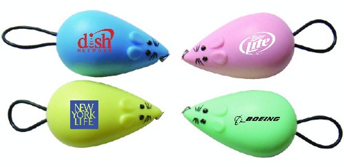 Mouse shape tape measure with tail ring rope.