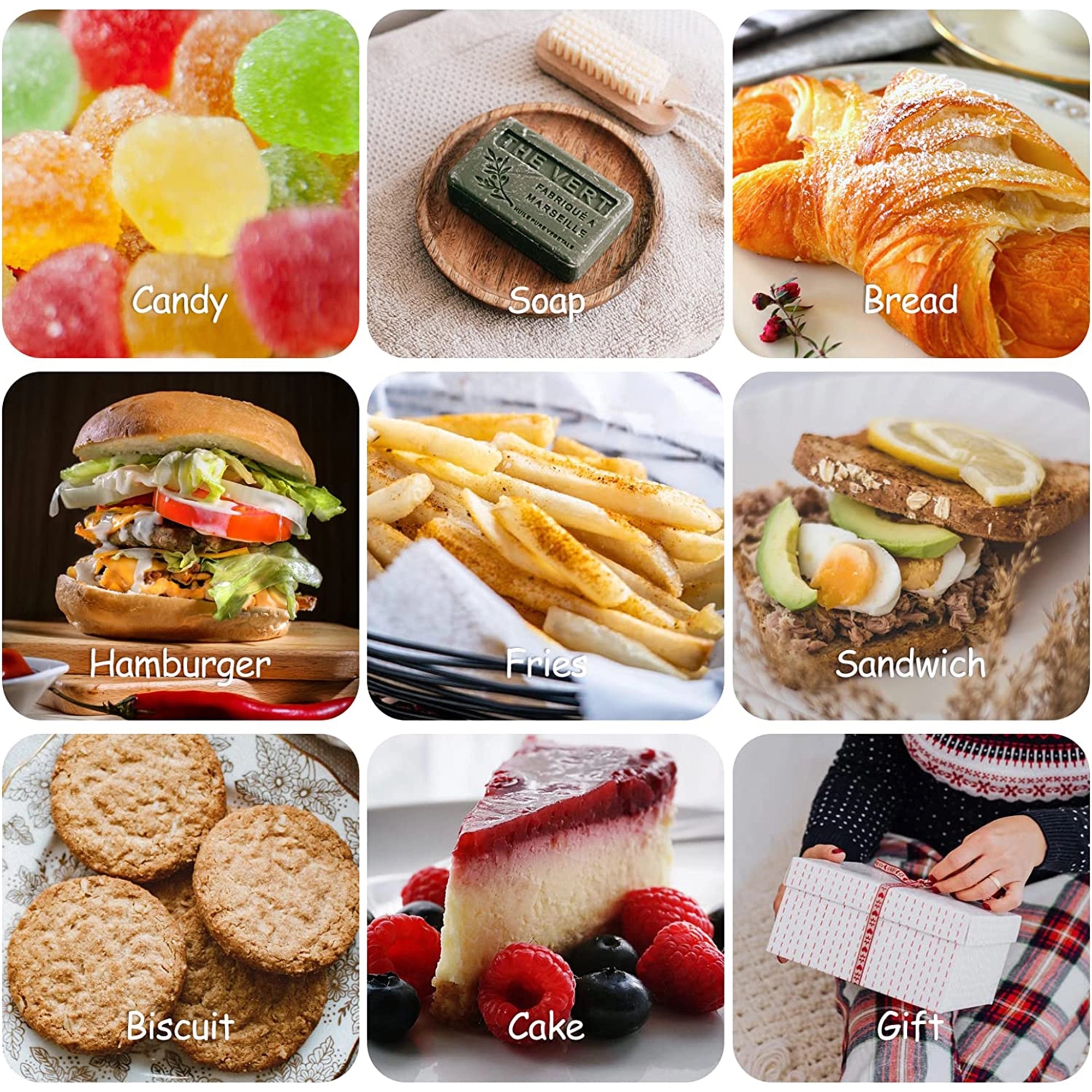 12"x12" Custom Food Wrapping Liner Paper 4