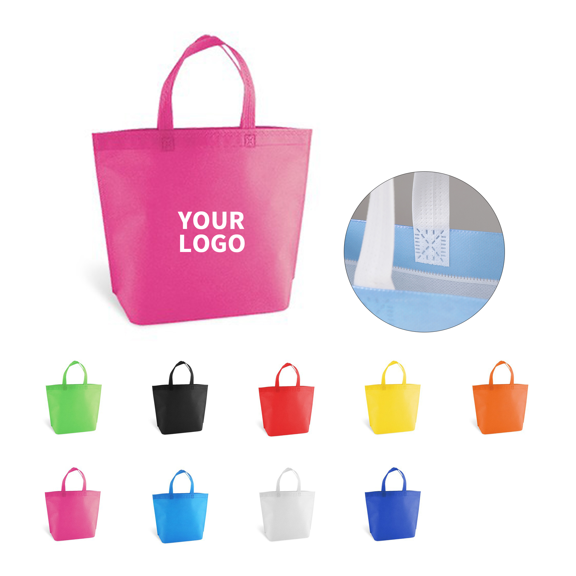 Non Woven Shopping Tote 15" Length 11