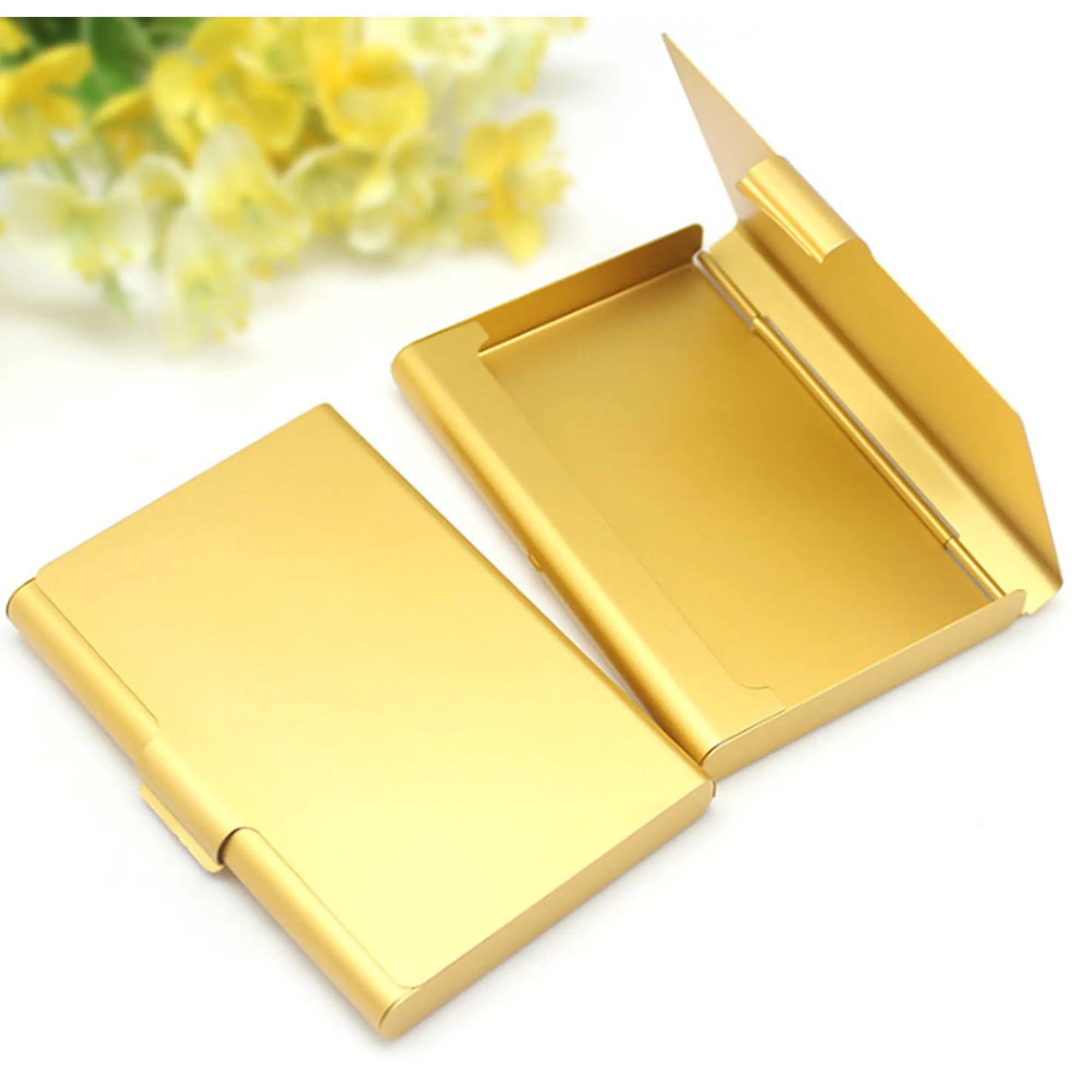 Aluminum Business Card Holder With Large Capacity 6