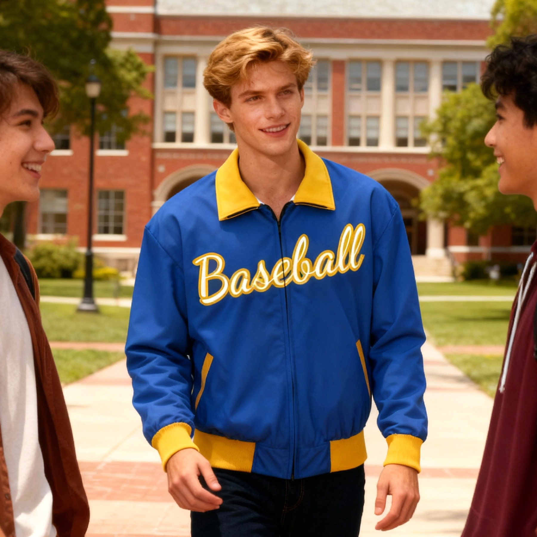 Custom Sublimated Full-Zip Varsity Jacket 7