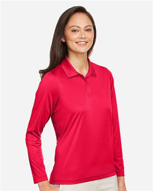 Women's Zone Performance Long Sleeve Polo - TT51LW 3