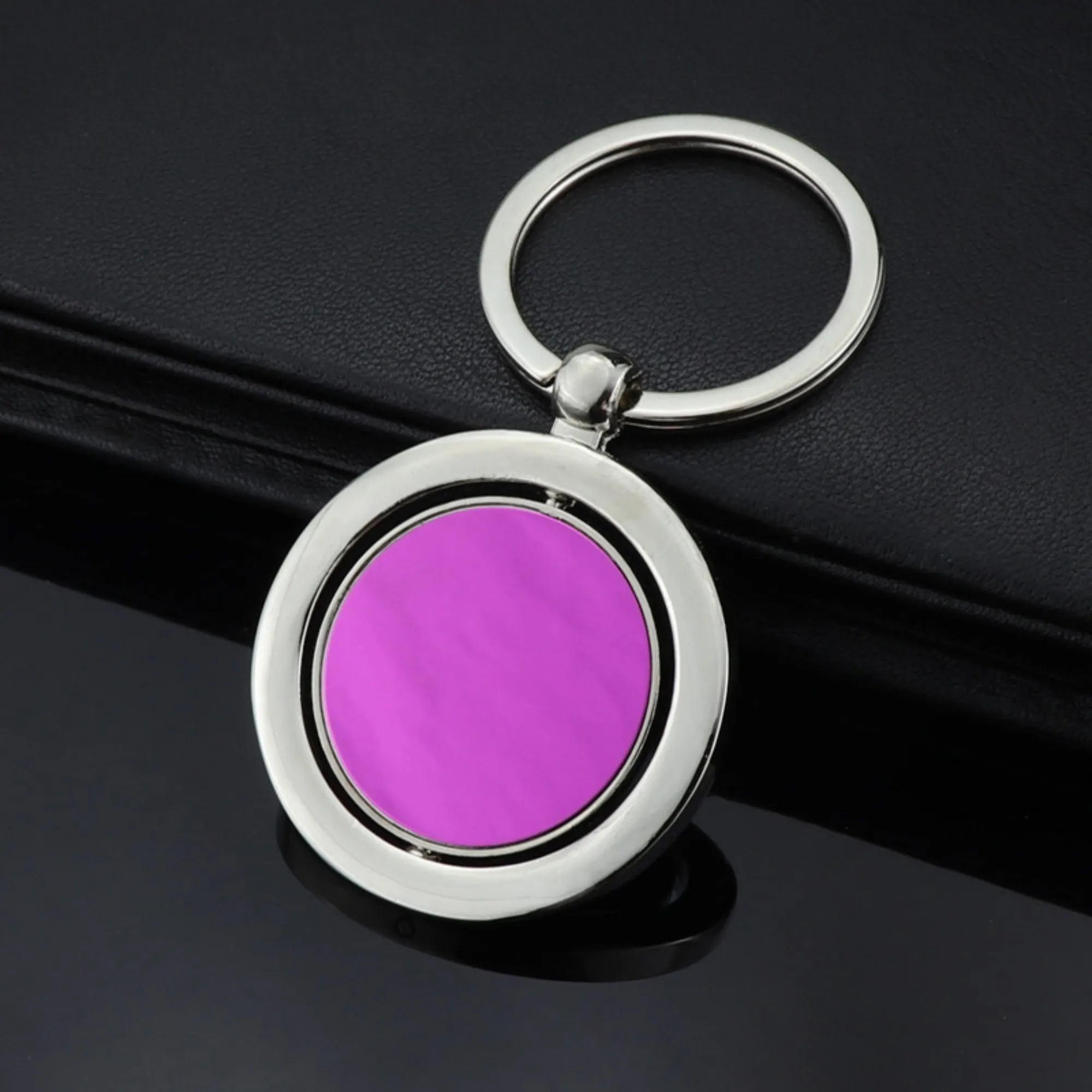 360 Rotating Spinner Metal Tag Key Chain MOQ50 6