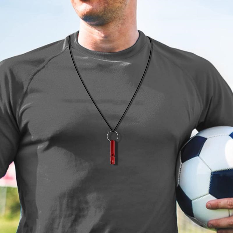 Survival Aluminum Emergency Whistle w/Keychain 5