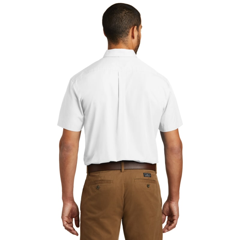 Port Authority Short Sleeve Carefree Poplin Shirt. 5