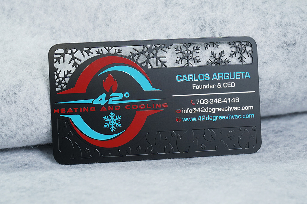 Black Metal Business Cards 17