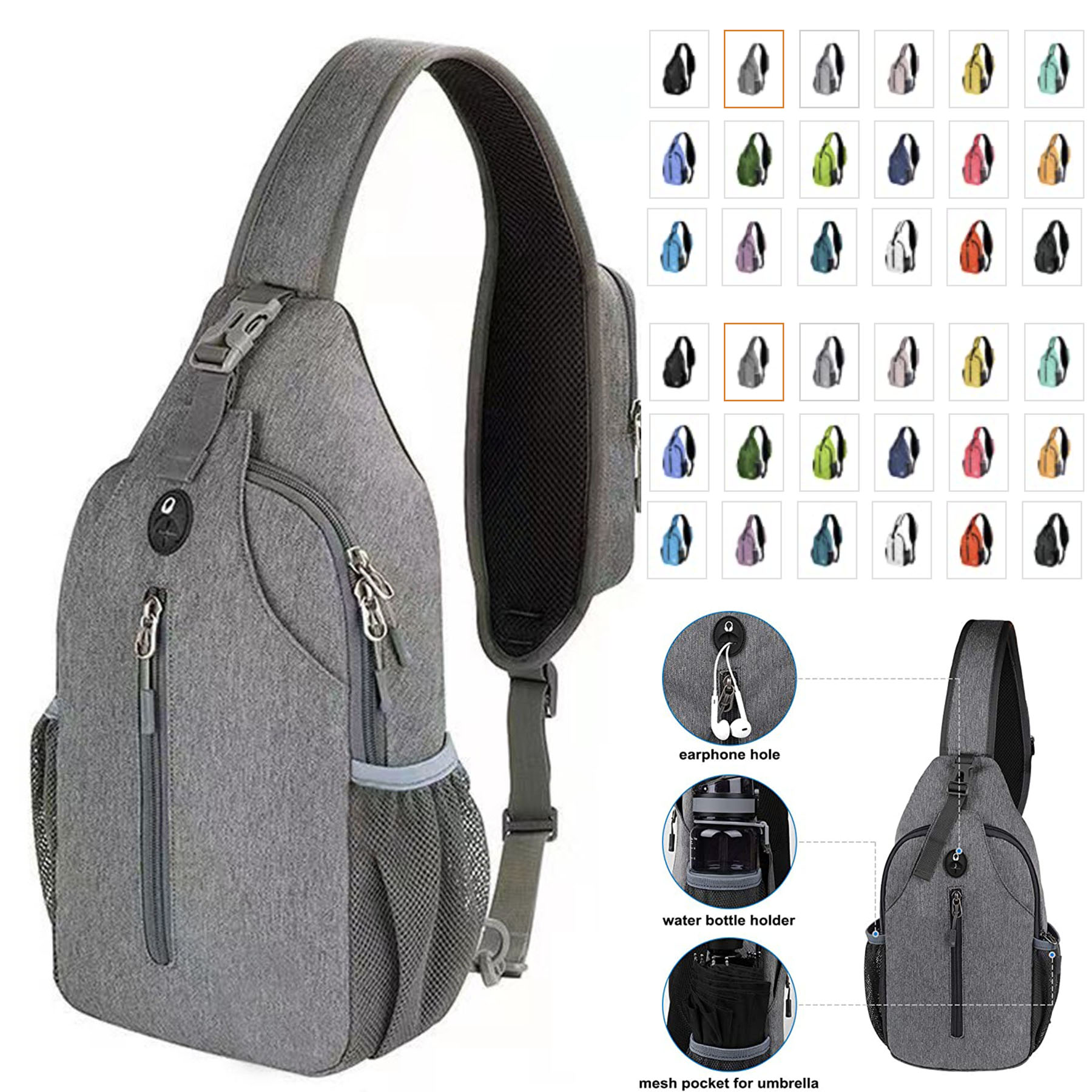 Crossbody Sling Backpack Sling Bag