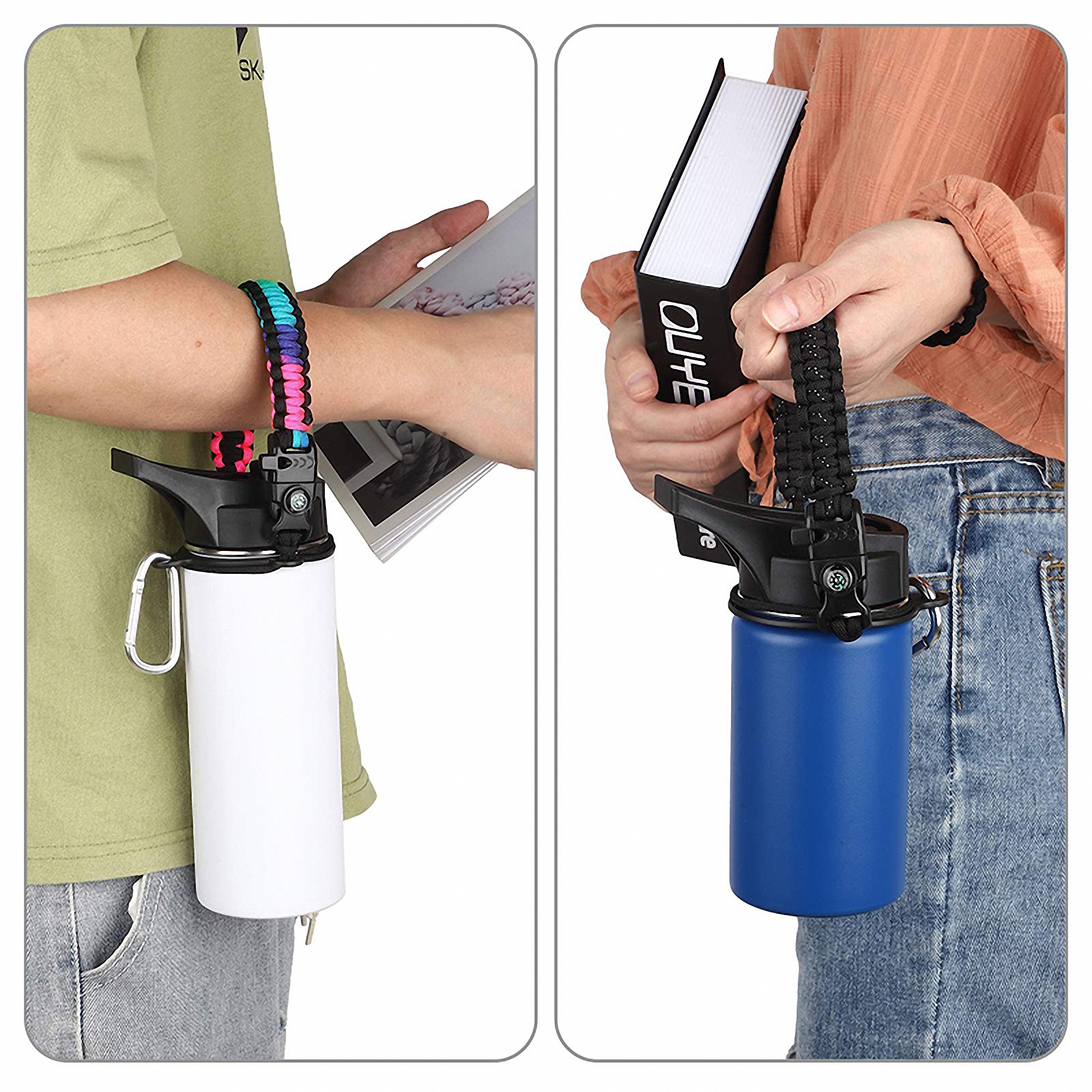 Safety Bottle Rope with Ring and Buckles 3