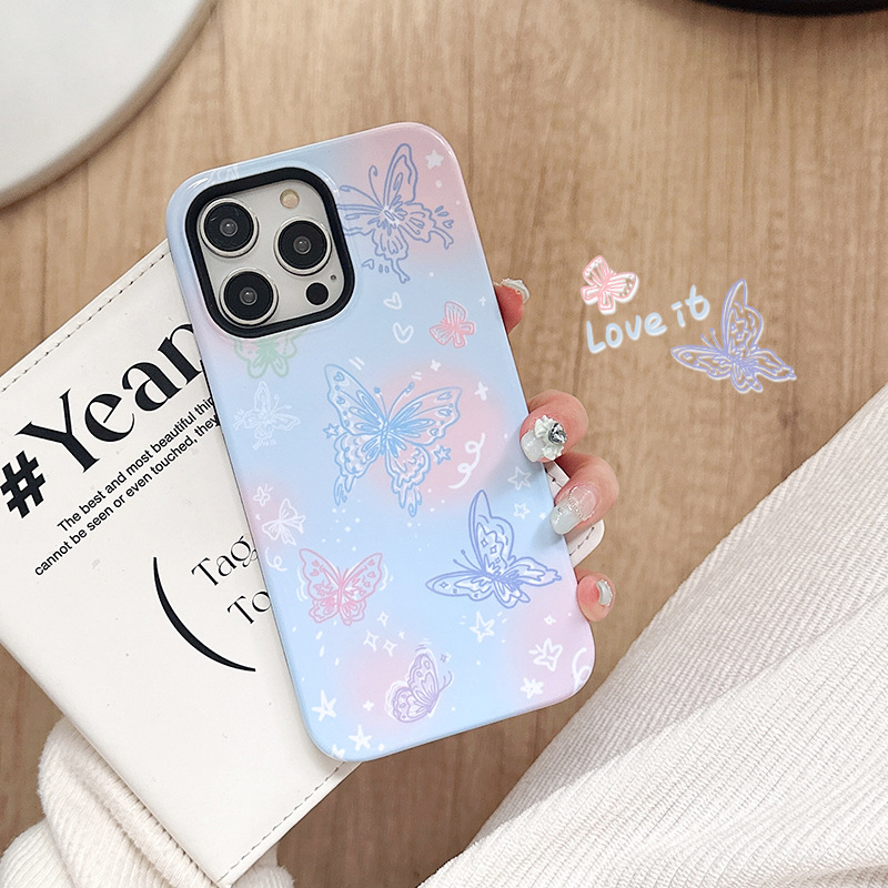 Double Layer PC and TPU Phone Case With Full Color Printing for All Phone Styles 2
