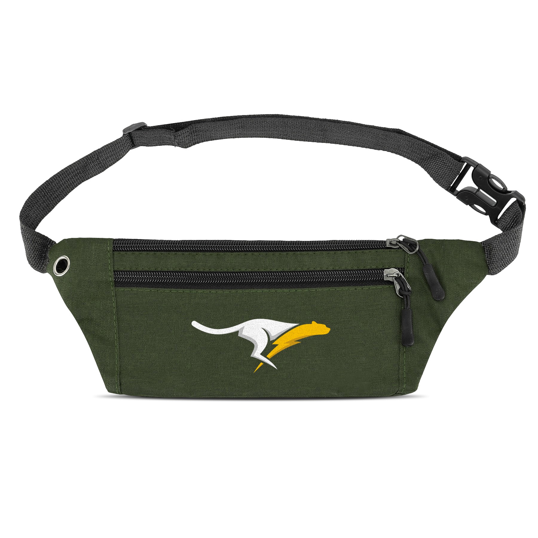 Custom 3 Zippered Fanny / Waist Pack 12.5'' x 4.5'' 5