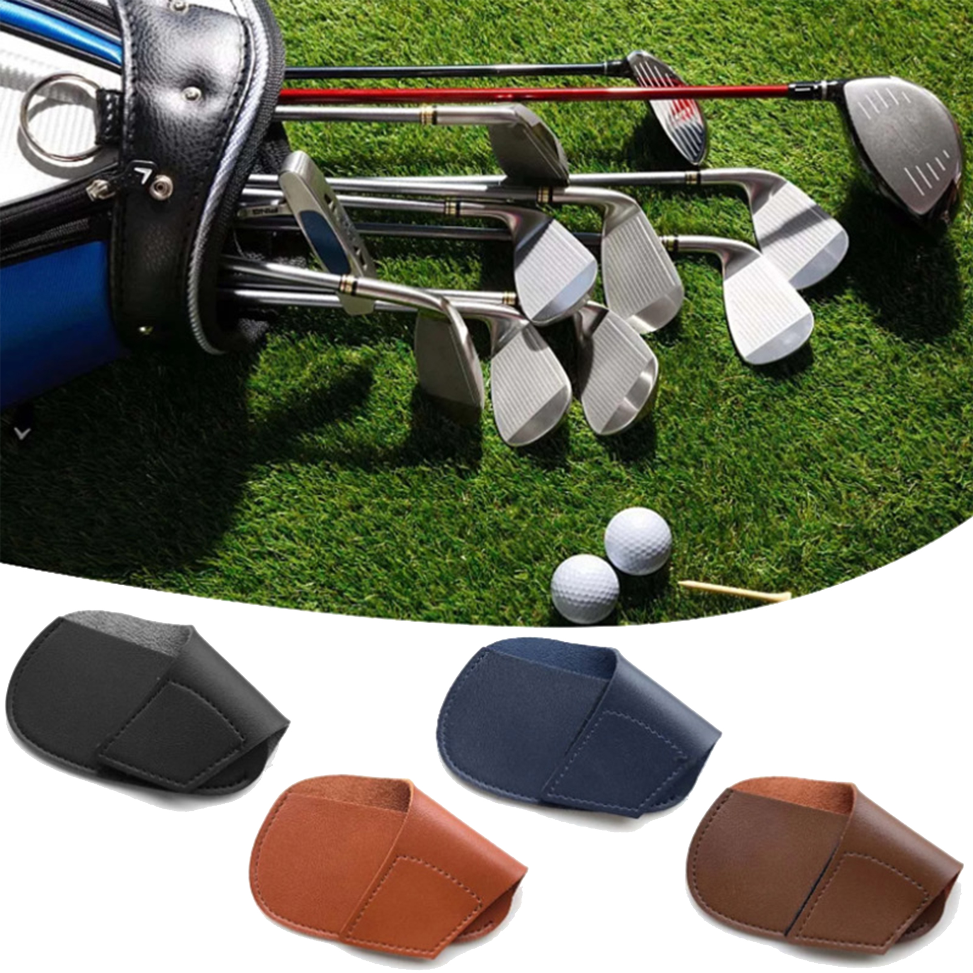 PU Customizable Golf Club Cover 4