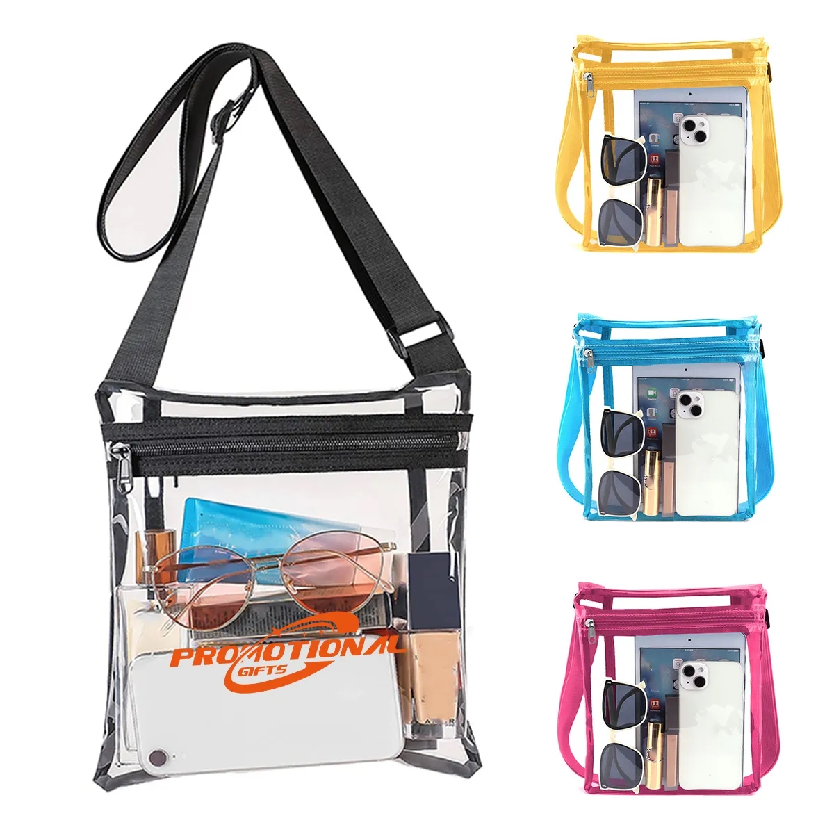 Clear Crossbody Bag Purse for Outdoors Travel 2