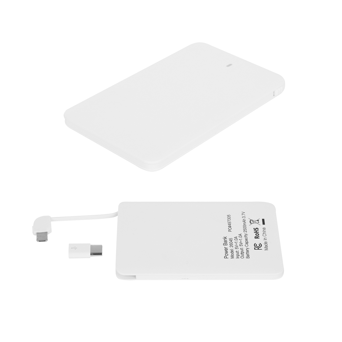 Slim 2500 MAH 3-In-1 Power Bank 2