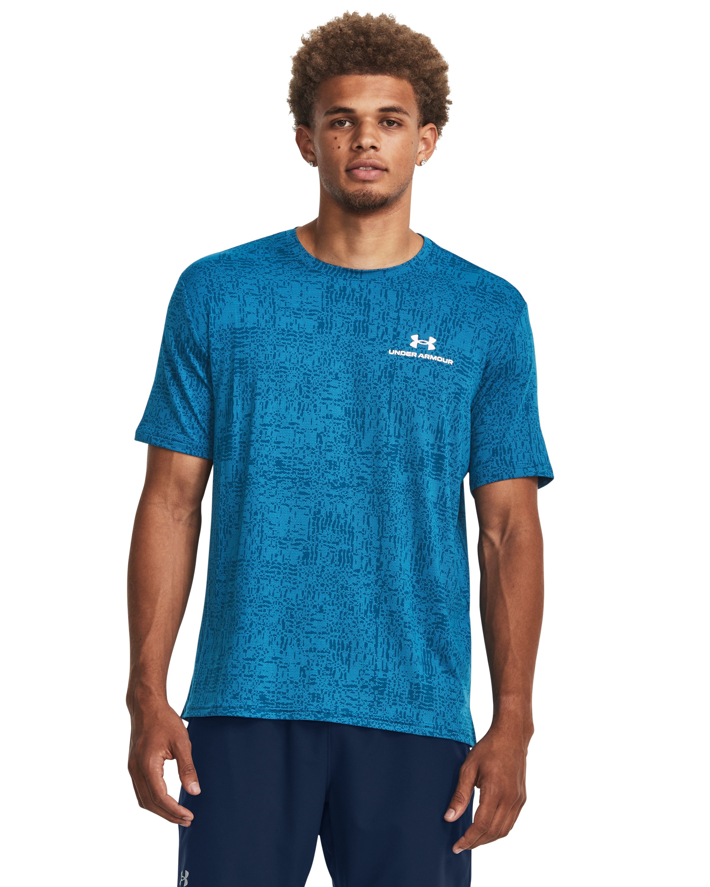 UA RUSH Energy Print Men's Short Sleeve 8