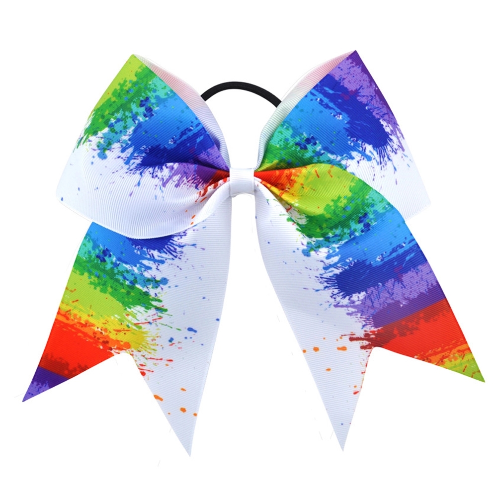 7 inch Large Cheerleader Hair Bows 6