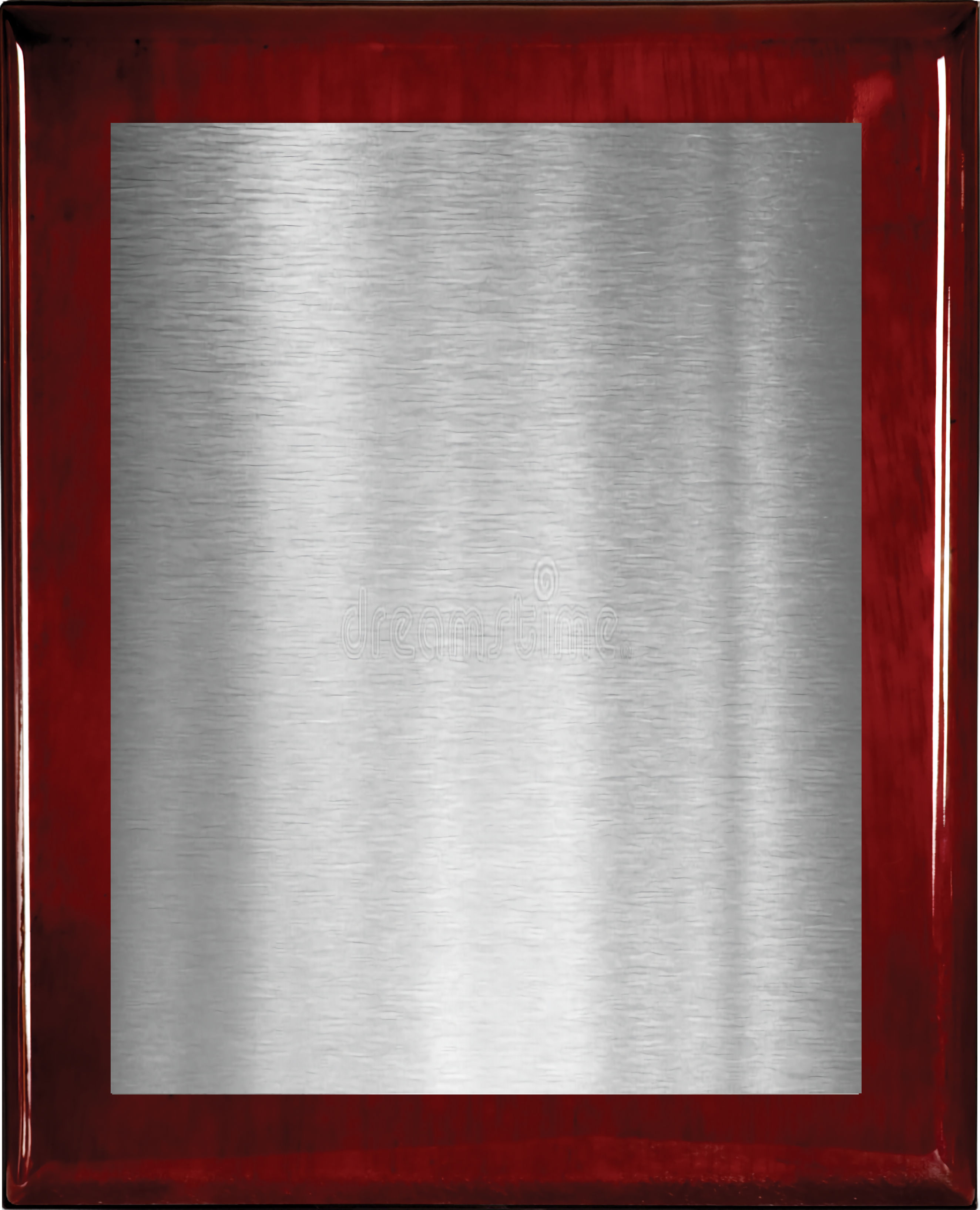 Rosewood Piano Finish Wood Plaque w/Single Engraved Plate 7