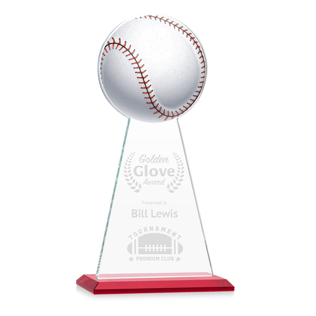 Edenwood Baseball Award - Red 8
